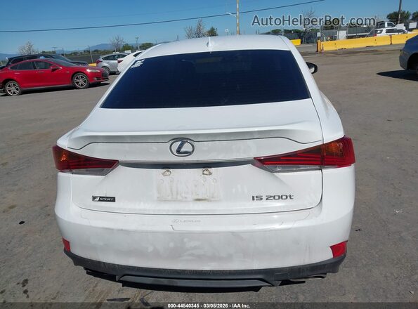 JTHBA1D20H5042575 2017 LEXUS IS 200T Белый 