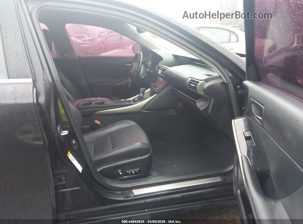 JTHBA1D21G5009129 2016 LEXUS IS 200T Black Вид салону спереду