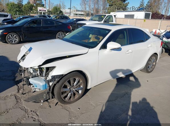 JTHBA1D21G5022673 2016 LEXUS IS 200T Белый Передняя левая четверть