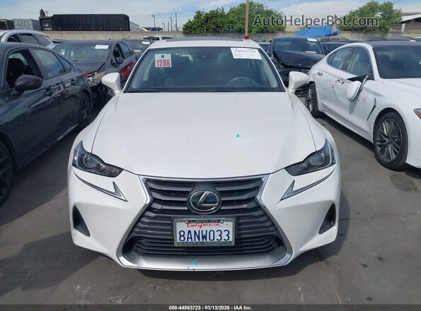 JTHBA1D24H5052056 2017 LEXUS IS 200T Белый Вид задней части салона