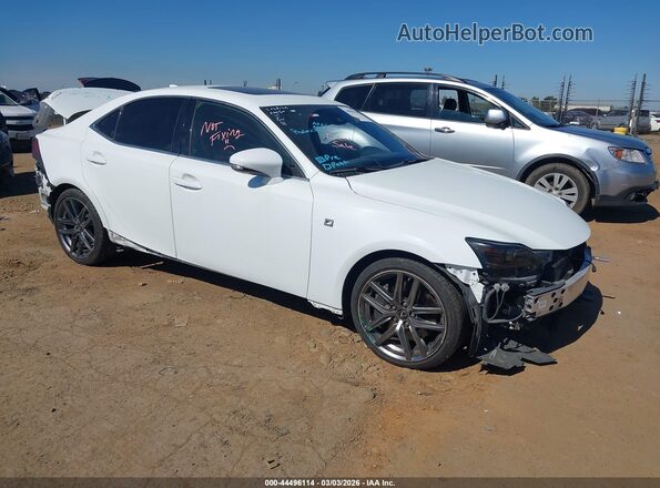 JTHBA1D24J5079179 2018 LEXUS IS 300 Белый Передняя правая четверть