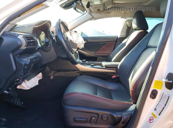 JTHBA1D24K5086845 2019 LEXUS IS Белый Вид салона спереди