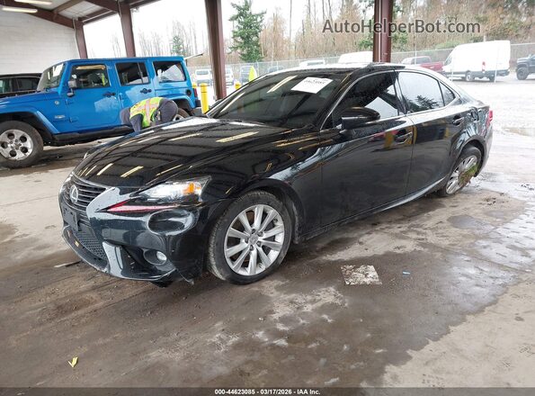 JTHBA1D25G5024202 2016 LEXUS IS 200T Black Передня ліва чверть