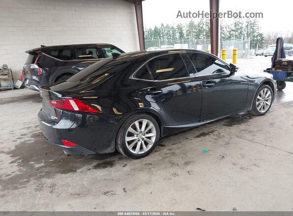 JTHBA1D25G5024202 2016 LEXUS IS 200T Black Задня права чверть