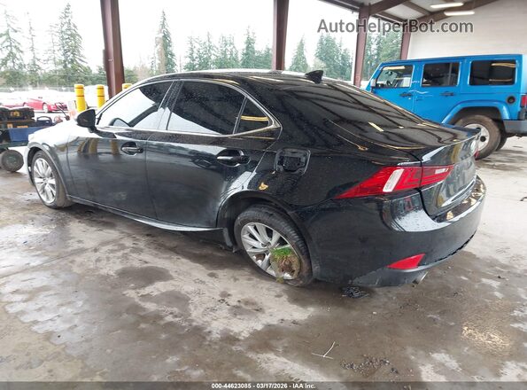 JTHBA1D25G5024202 2016 LEXUS IS 200T Black Задня ліва чверть
