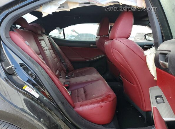 JTHBA1D25H5046282 2017 LEXUS IS Черный Вид задней части салона