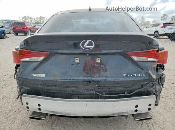 JTHBA1D25H5046282 2017 LEXUS IS Черный Вид сзади