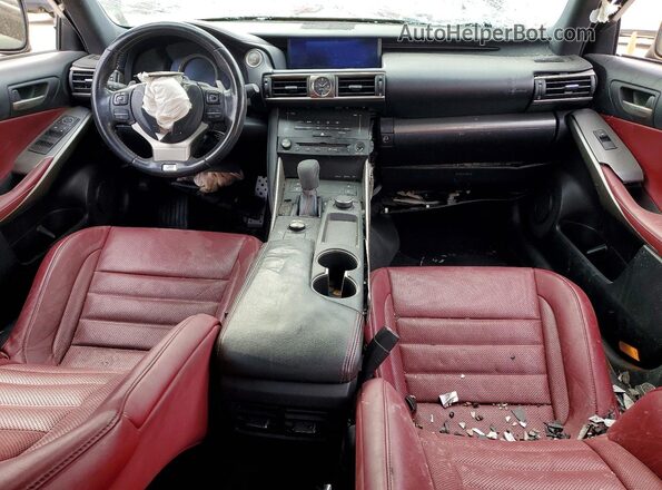 JTHBA1D25H5046282 2017 LEXUS IS Черный Вид панели приборов