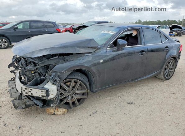 JTHBA1D25H5046282 2017 LEXUS IS Черный Передняя левая четверть