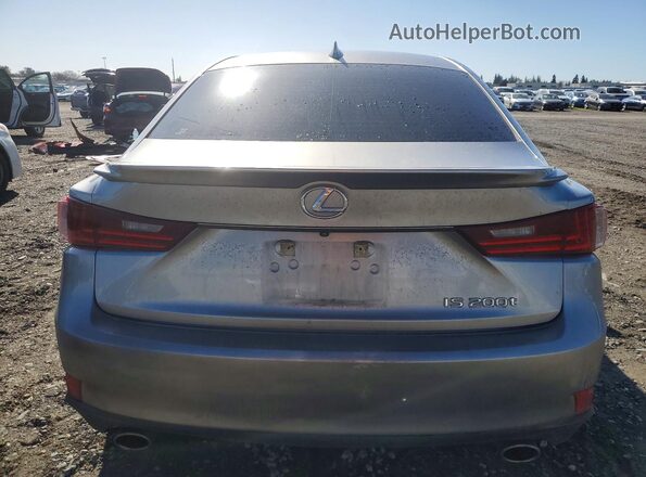 JTHBA1D27G5014397 2016 LEXUS IS Gray Widok z tyłu