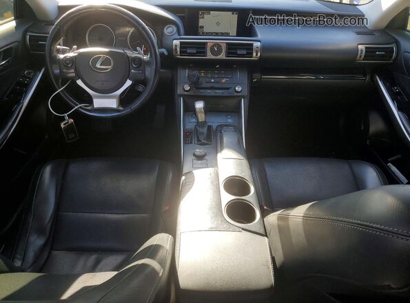 JTHBA1D27G5014397 2016 LEXUS IS Gray Widok deski rozdzielczej