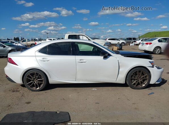 JTHBA1D27G5024184 2016 LEXUS IS 200T Белый Вид задней части салона