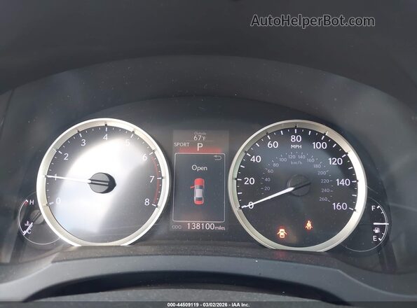JTHBA1D27G5024184 2016 LEXUS IS 200T Белый Вид задних сидений