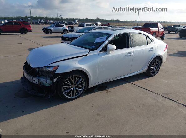 JTHBA1D27G5025643 2016 LEXUS IS 200T White Front left