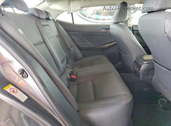 JTHBA1D27K5084409 2019 LEXUS IS Серый Вид задних сидений