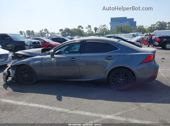 JTHBA1D28H5044106 2017 LEXUS IS 200T Gray Widok wnętrza 360 stopni