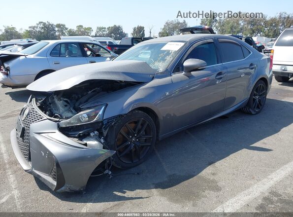 JTHBA1D28H5044106 2017 LEXUS IS 200T Gray Przód lewy