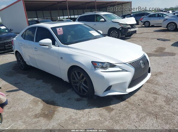 JTHBA1D29G5020024 2016 LEXUS IS 200T Белый Передняя правая четверть