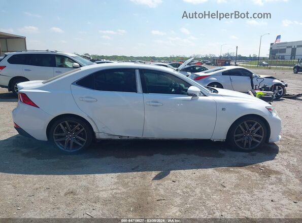 JTHBA1D29G5020024 2016 LEXUS IS 200T Белый Вид задней части салона