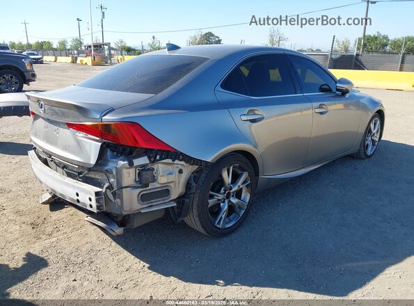 JTHBA1D29H5044633 2017 LEXUS IS 200T Серый Задняя правая четверть