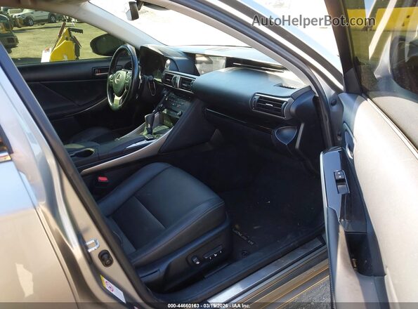 JTHBA1D29H5044633 2017 LEXUS IS 200T Серый Вид салона спереди