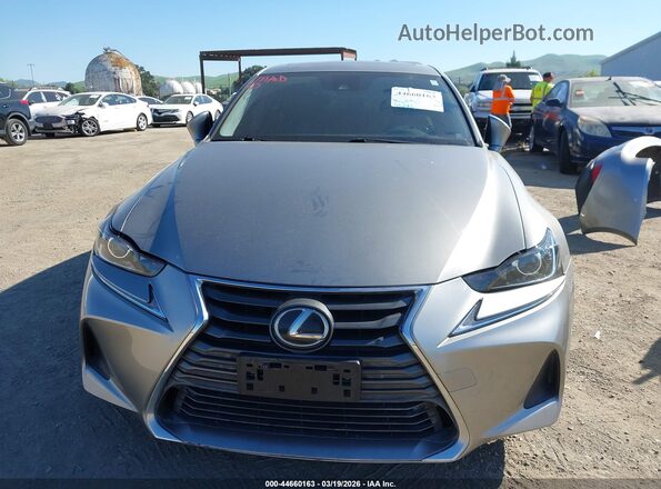 JTHBA1D29H5044633 2017 LEXUS IS 200T Серый Вид задней части салона