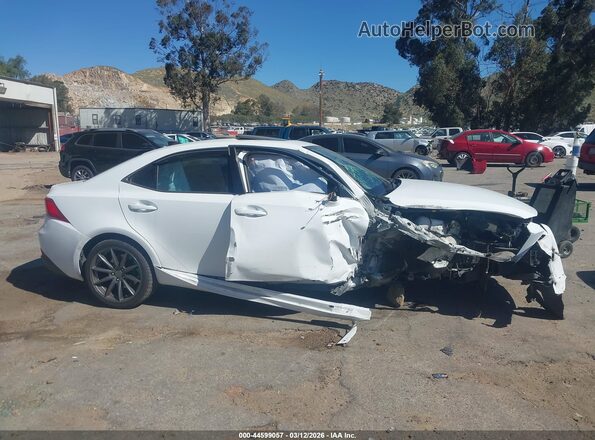 JTHBA1D29H5051369 2017 LEXUS IS 200T Белый Вид задней части салона
