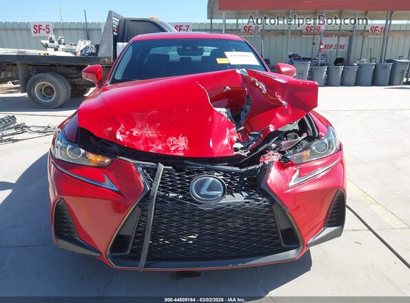 JTHBA1D29J5078142 2018 LEXUS IS 300 Красный Вид щитка приборов