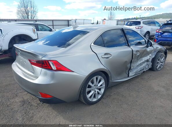 JTHBA1D2XG5023322 2016 LEXUS IS 200T Silver Հետևի աջ