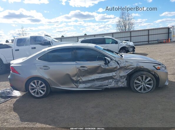 JTHBA1D2XG5023322 2016 LEXUS IS 200T Silver Սալոնի հետևի տեսք