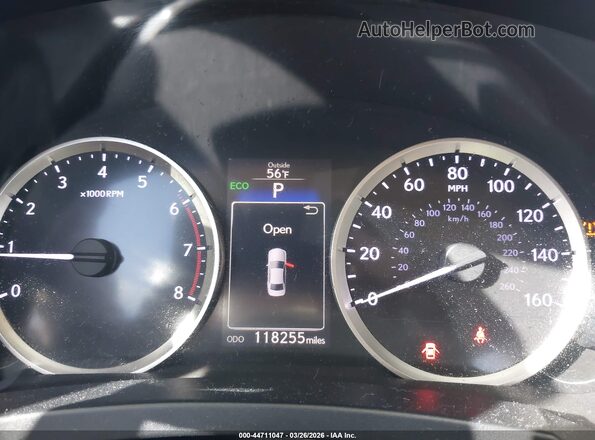 JTHBA1D2XG5023322 2016 LEXUS IS 200T Silver Հետևի նստատեղերի տեսք