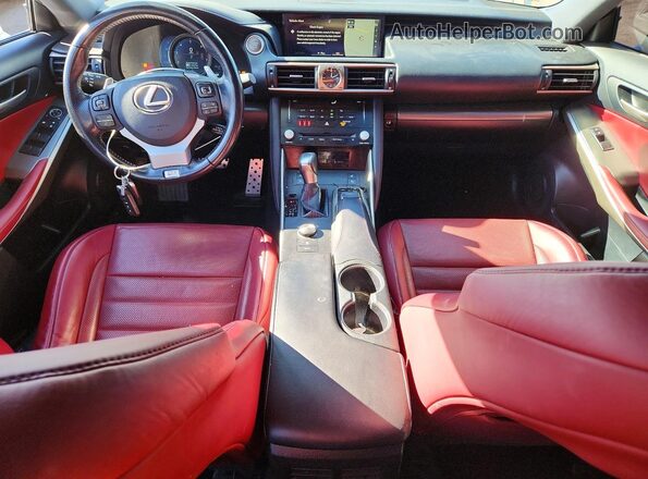 JTHBE1D2XH5030065 2017 LEXUS IS Белый Вид панели приборов