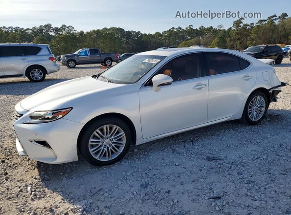 JTHBK1GG2G2242118 2016 LEXUS ES Белый Передняя левая четверть