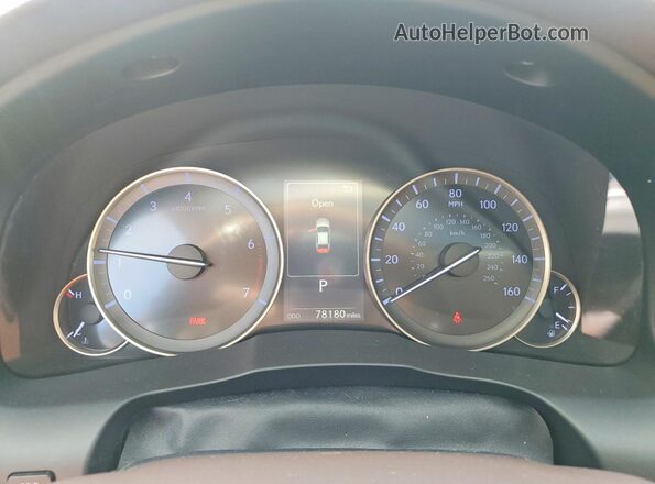 JTHBK1GG2G2242118 2016 LEXUS ES Белый Вид щитка приборов