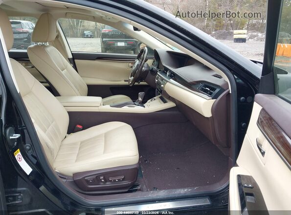 JTHBK1GG3G2230916 2016 LEXUS ES 350 Черный Вид салона спереди