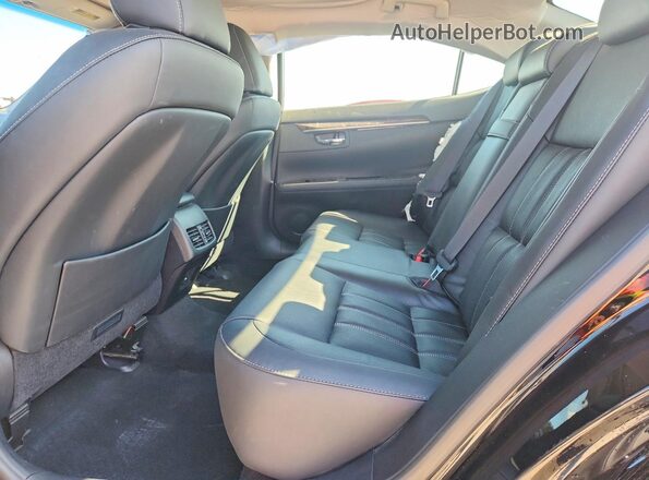 JTHBK1GG5G2216337 2016 LEXUS ES Черный Вид задних сидений