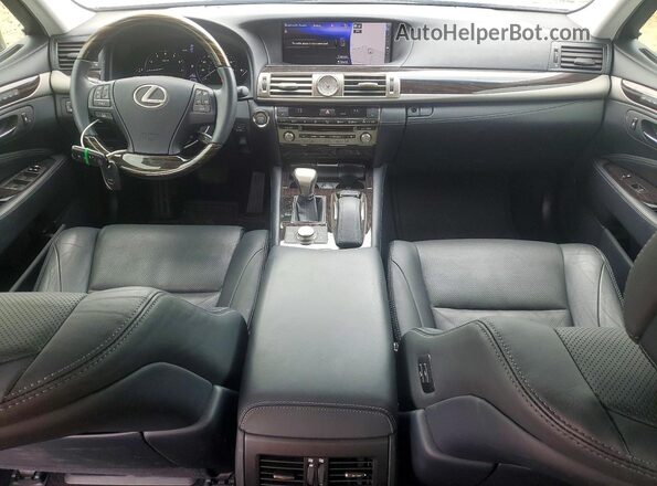 JTHBL5EFXH5146929 2017 LEXUS LS Серебряный Вид панели приборов