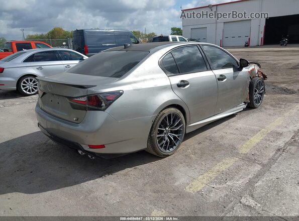 JTHBP1BL9HA002268 2017 LEXUS GS-F Серый Задняя правая четверть