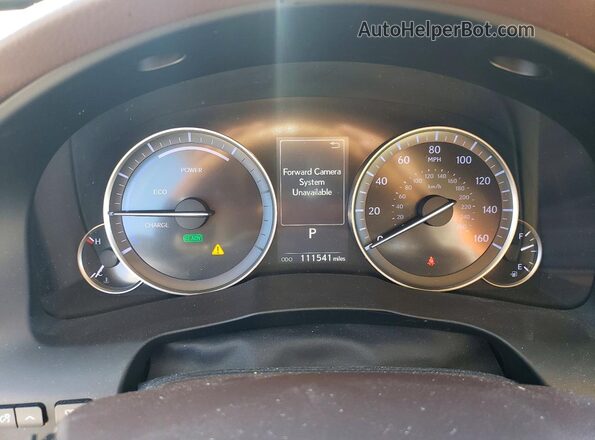 JTHBW1GG2J2184863 2018 LEXUS ES Белый Вид щитка приборов