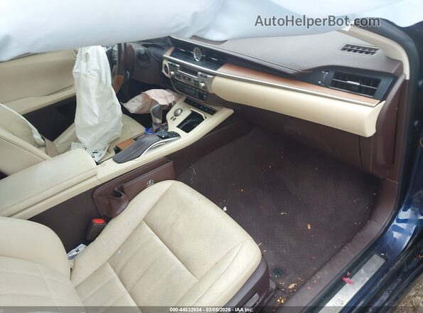 JTHBW1GG4H2152006 2017 LEXUS ES 300H Черный Вид салона спереди