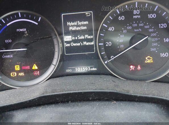 JTHBW1GG4H2152006 2017 LEXUS ES 300H Черный 