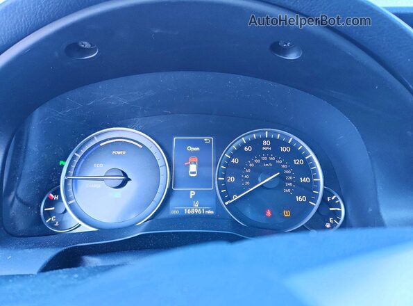 JTHBW1GG6G2117384 2016 LEXUS ES Черный Вид щитка приборов