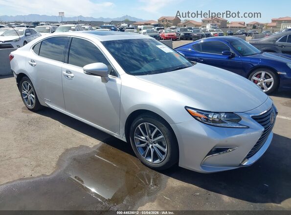 JTHBW1GG6H2148913 2017 LEXUS ES 300H Серебряный Передняя правая четверть