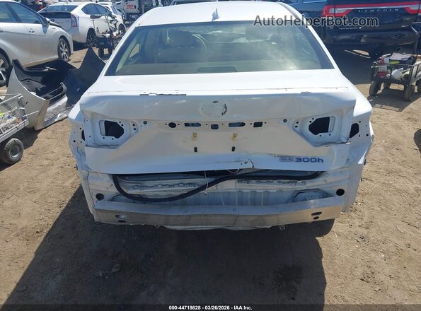 JTHBW1GG8H2147455 2017 LEXUS ES 300H White Вид спереду