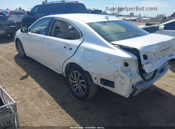 JTHBW1GG8H2147455 2017 LEXUS ES 300H White Задня ліва чверть