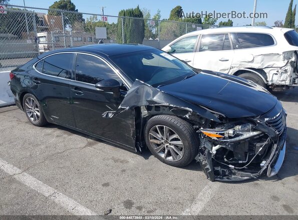 JTHBW1GG9G2104113 2016 LEXUS ES 300H Черный Передняя правая четверть