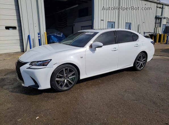 JTHBZ1BL0KA017565 2019 LEXUS GS White წინა მარცხენა ხედი სამი მეოთხედიდან