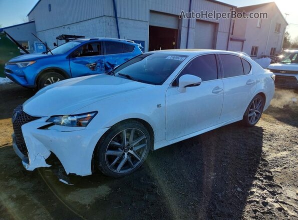 JTHBZ1BL1JA016505 2018 LEXUS GS Белый Передняя левая четверть