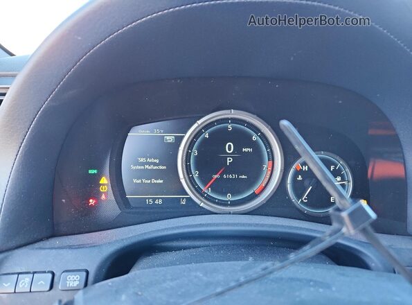 JTHBZ1BL1JA016505 2018 LEXUS GS Белый Вид щитка приборов