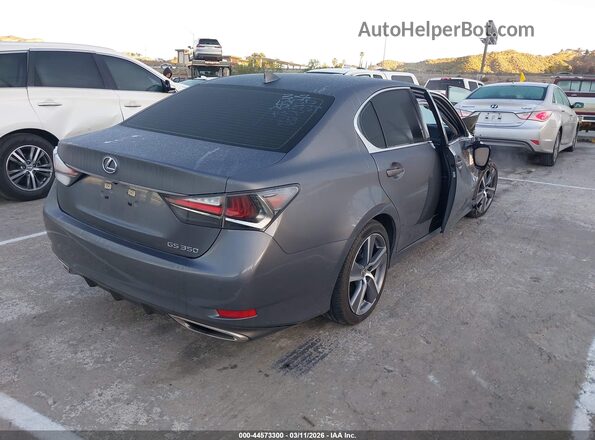 JTHBZ1BL3GA001660 2016 LEXUS GS 350 Серый Задняя правая четверть